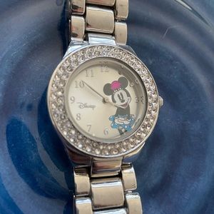 Disney. Mini mouse stainless steel case back watch